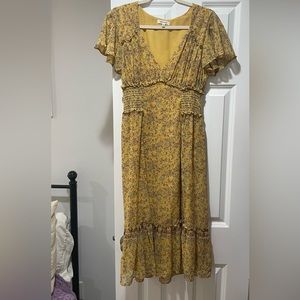 max studio yellow dress